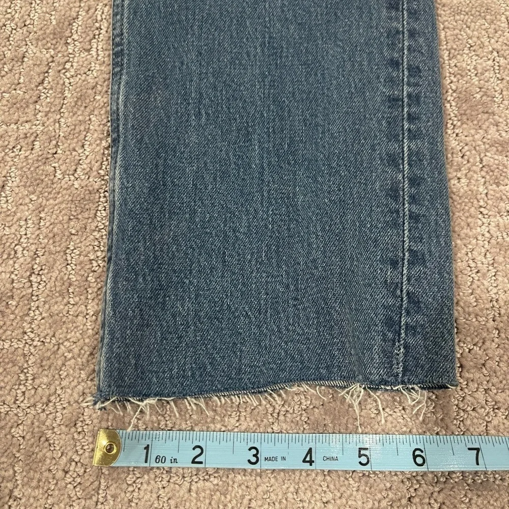 NWT Abercrombie & Fitch 90’s Straight Ultra High Rise, Med Raw Hem, 26 Regular